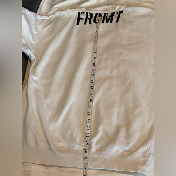 SOLD Authentic Louis Vuitton X Fragment T-shirt cream black spell out - Picture 14 of 15